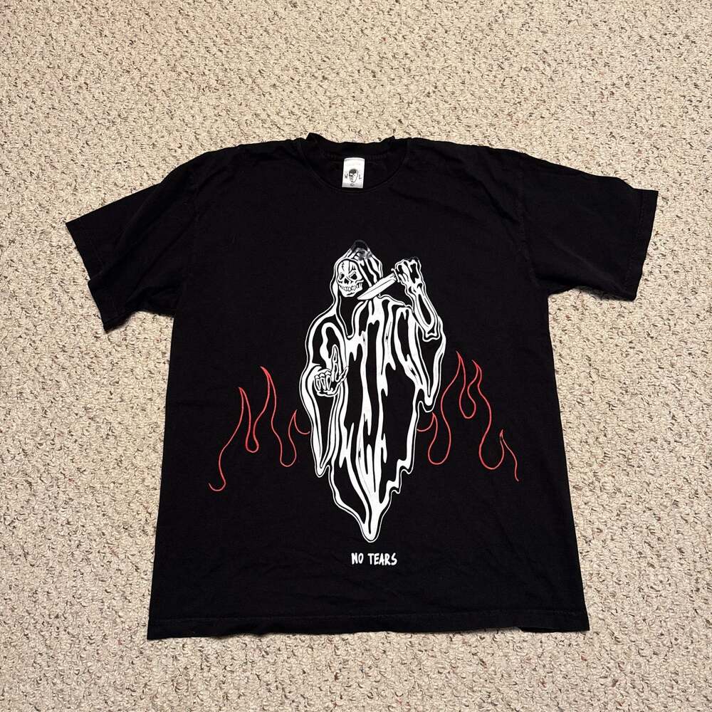 Warren Lotas No Tears Reaper Graphic Print T-Shirt